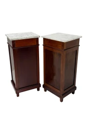 Pair of Art Nouveau Nightstands or Bedside Tables, 1900s